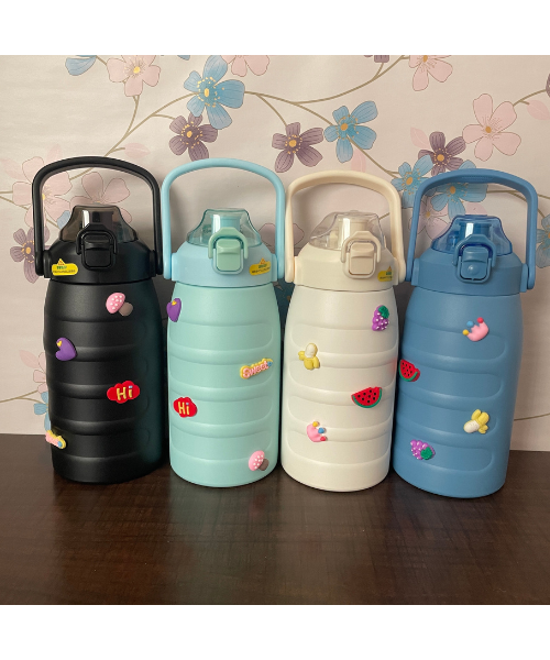 PK15 - 1200ML- CHARMS INSULATED WATER BPTTLE/SIPPER  | Peekaboo Kids Mart