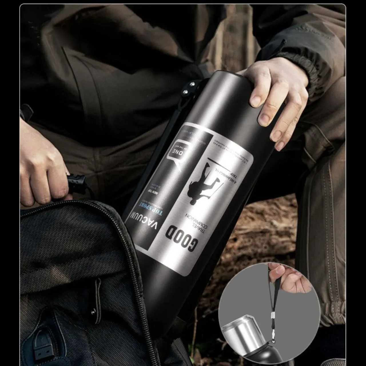 800ML THERMOS INSULATED FLASK - DOUBLE WALLED - 48 HOURS - PK25 | Peekaboo Kids Mart