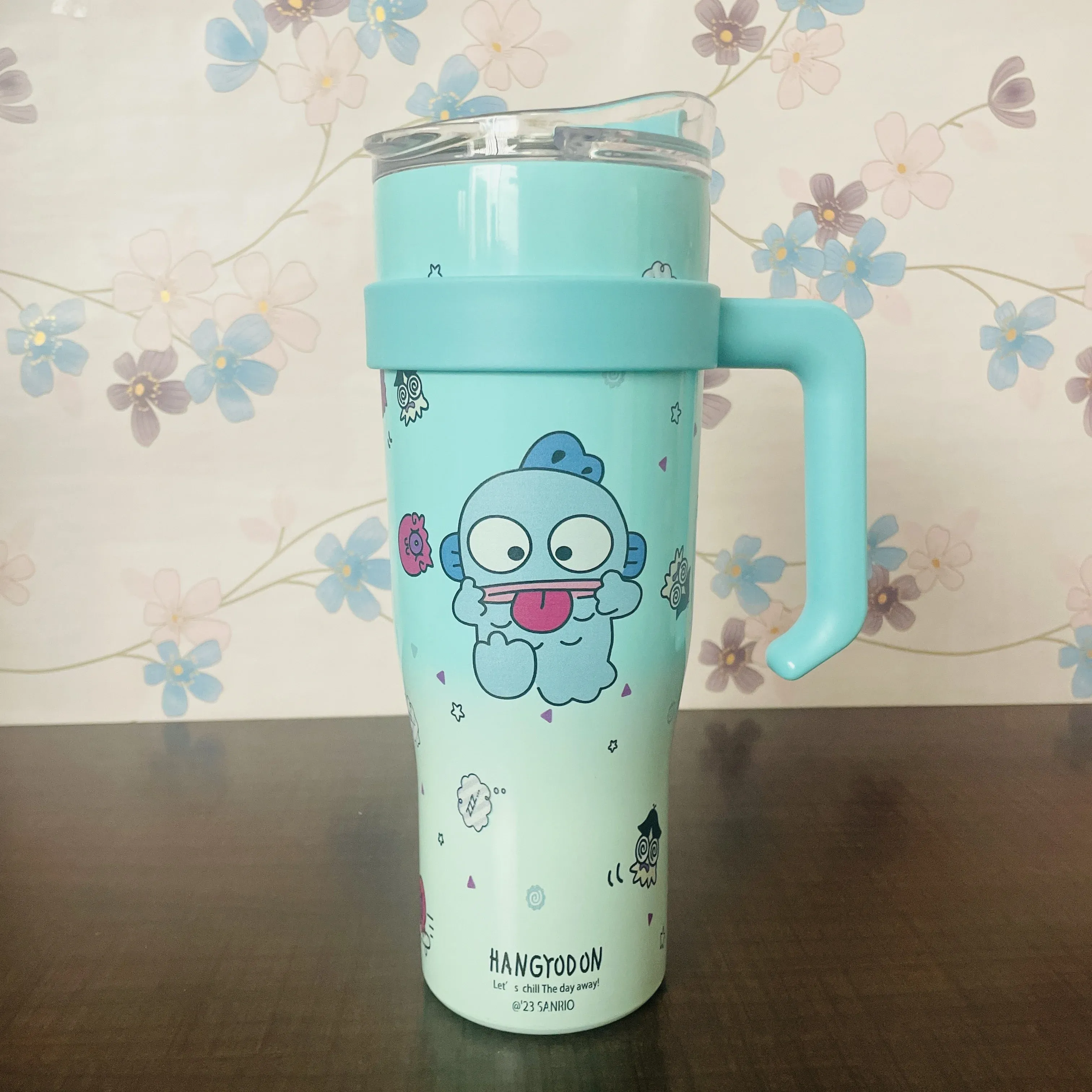 1200ml INSULATED TUMBLER WITH STEEL STRAW AND HANDLE-AIRTIGHT & LEAKPROOF | Peekaboo Kids Mart