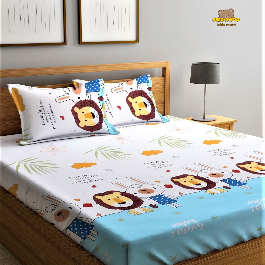 Double bed size Soft cotton Bedspread spread (Queen size) | Peekaboo Kids Mart