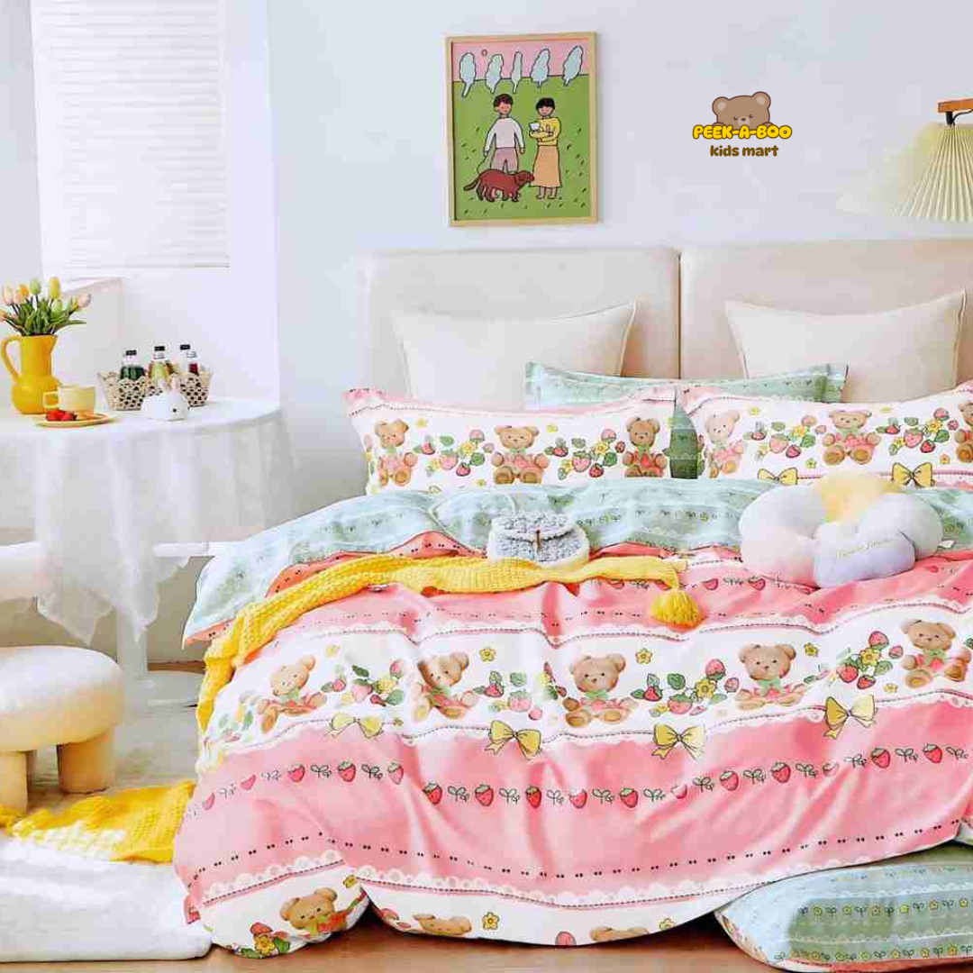Double bed size Soft cotton Bedspread spread (Queen size) | Peekaboo Kids Mart
