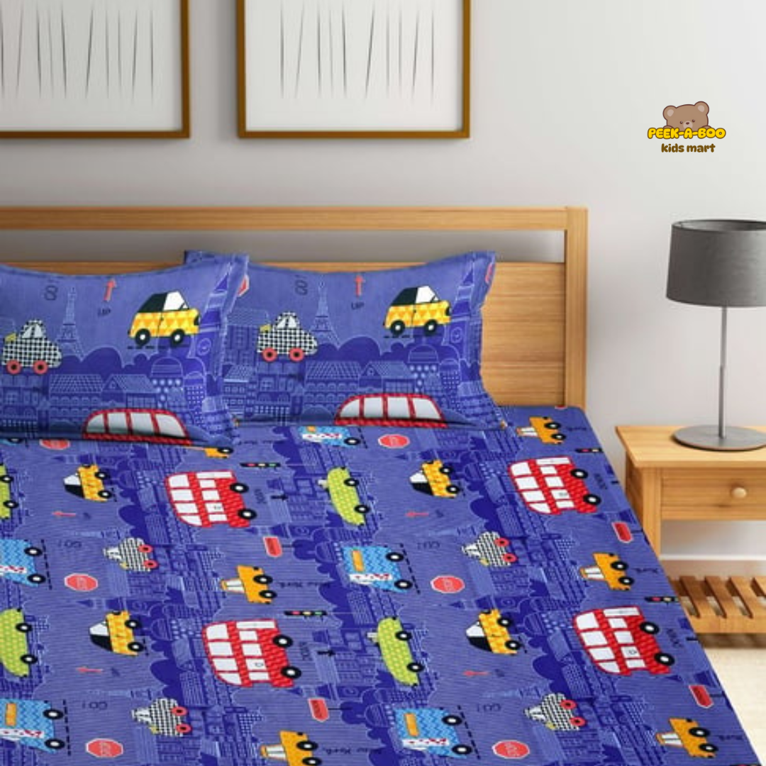 Double bed size Soft cotton Bedspread spread (Queen size) | Peekaboo Kids Mart