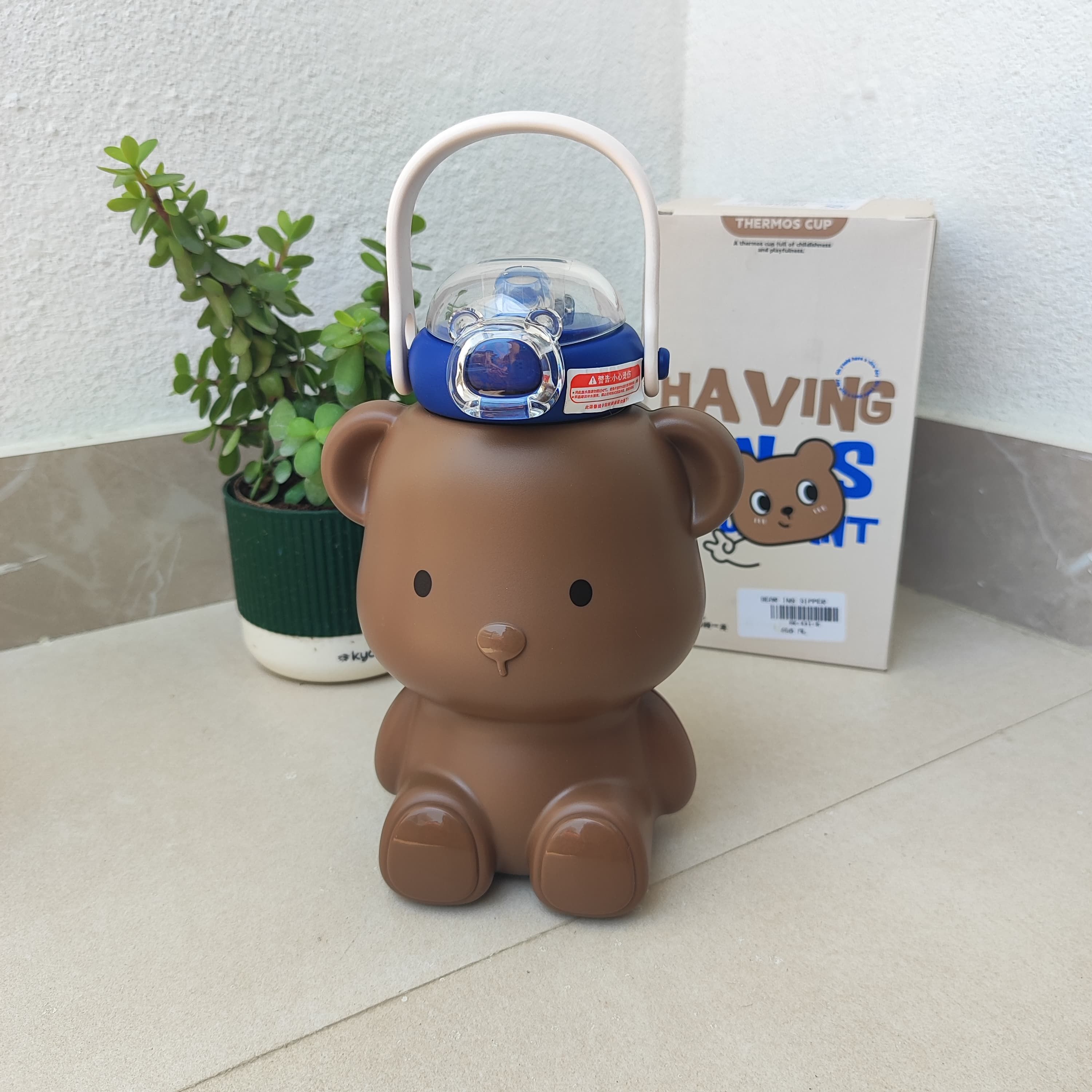 Bear sipper 450ml - Insulated  | Peekaboo Kids Mart