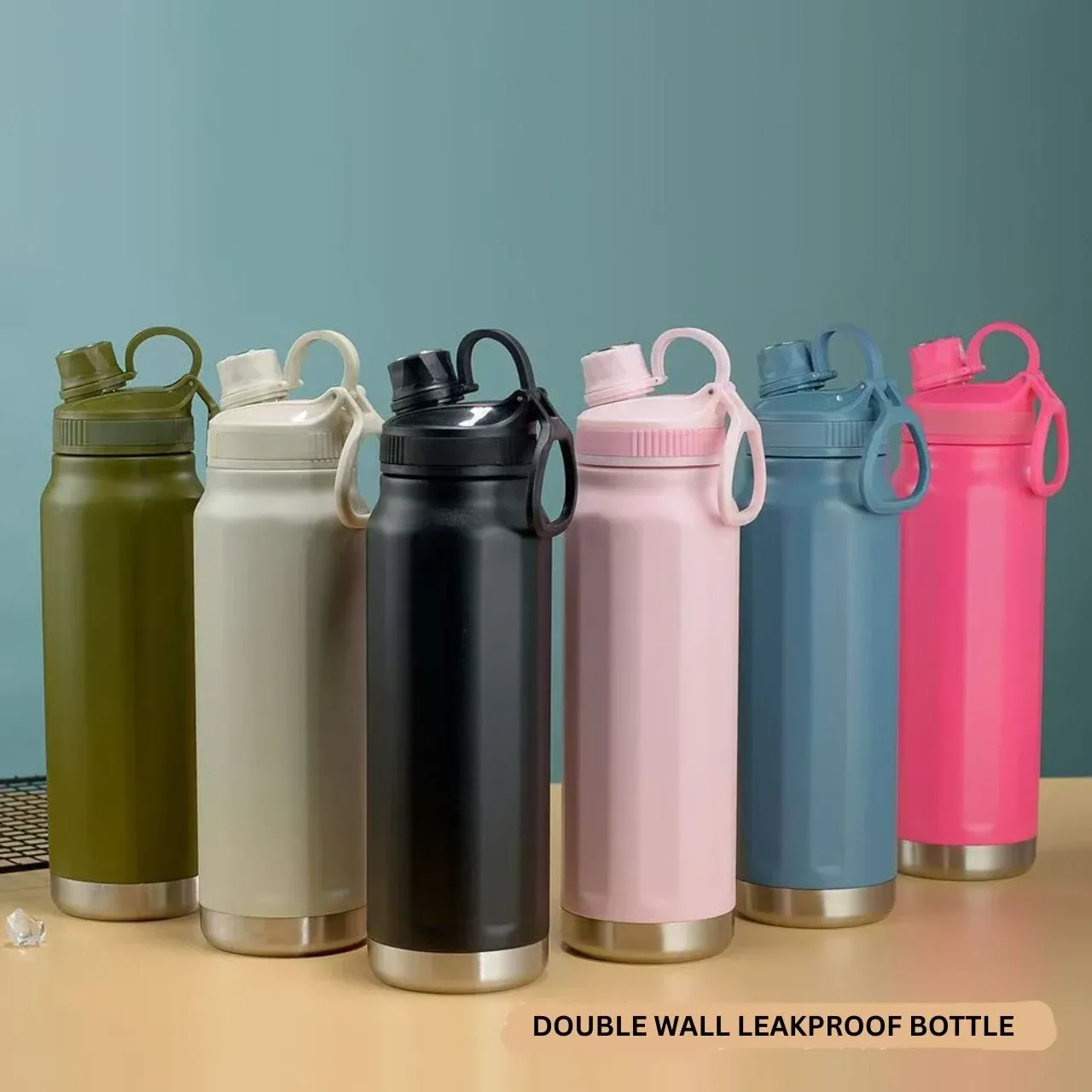 750ml Stainless Steel Insulated Water Bottle â€“ Leakproof Hot & Cold Flask – KIDS ESSENTIALS | Peekaboo Kids Mart