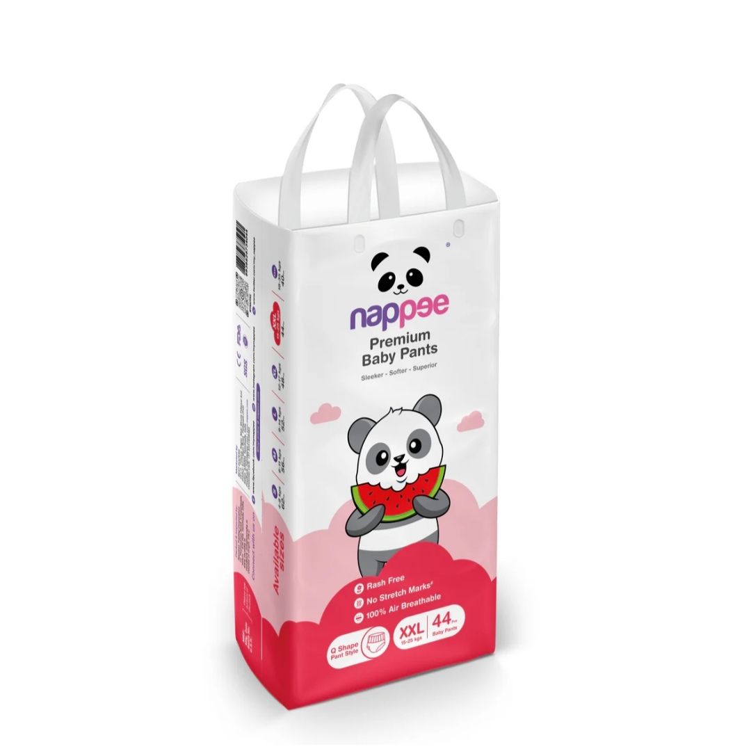 Nappee XXL  PANT (15-20kg)- 44pcs – BABY DIAPERS | Peekaboo Kids Mart