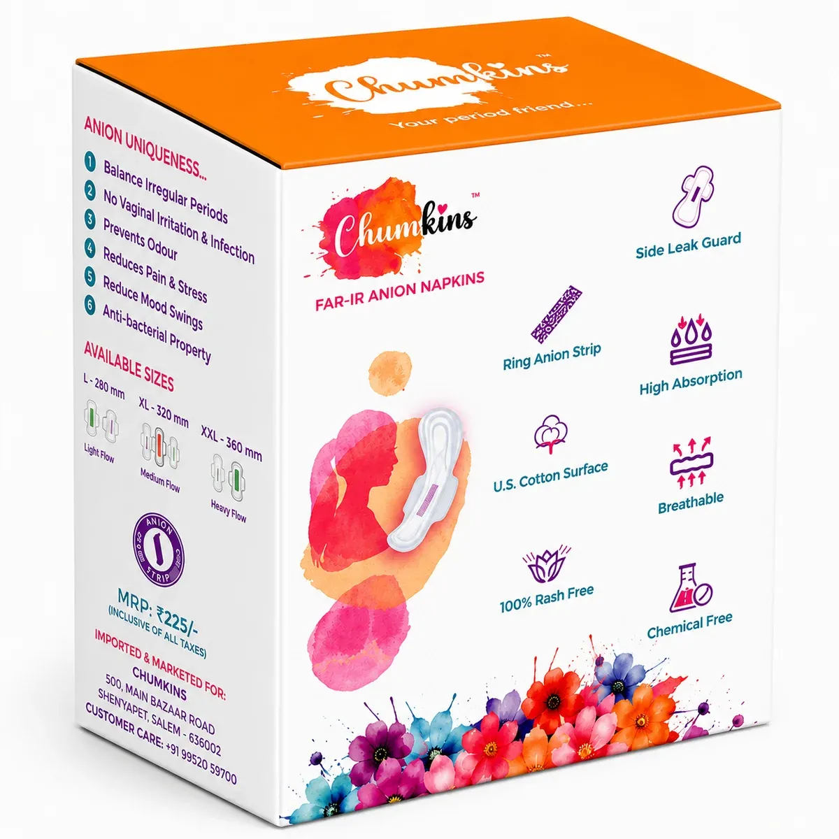 ANION XL - 320MM- 8 pads (BUY 1 GET 1 FREE OFFER) | Peekaboo Kids Mart