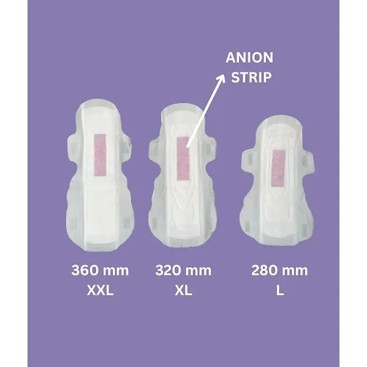ANION XL - 320MM- 8 pads (BUY 1 GET 1 FREE OFFER) | Peekaboo Kids Mart