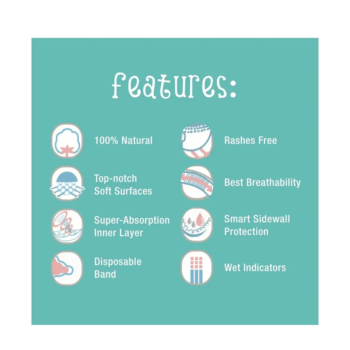 Cuteseal Diapers XL PANT (12-17kg) - 8 pcs SAMPLE PACK | Peekaboo Kids Mart